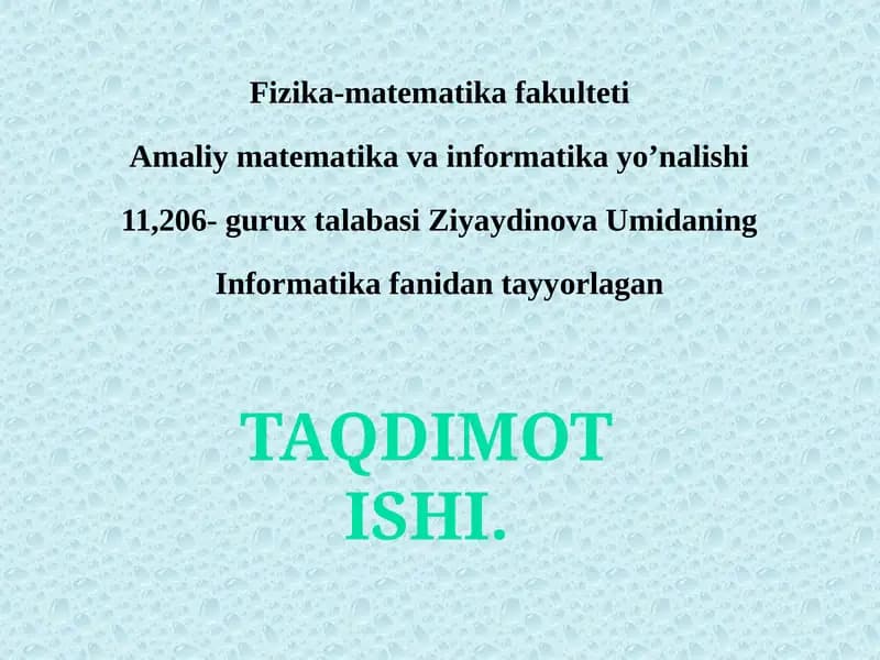 Fizika-matematika fakulteti