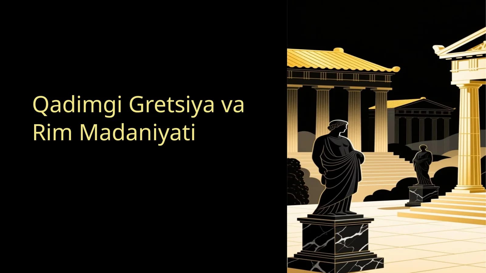 Qadimgi Gretsiya va Rim Madaniyati
