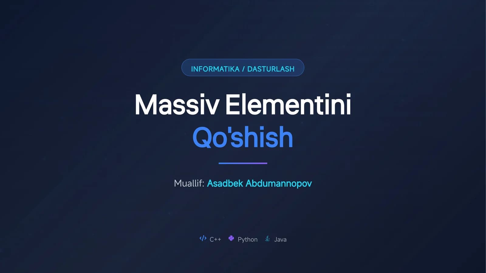 Massiv Elementini