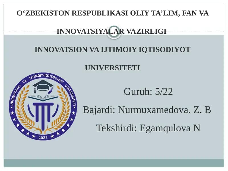 Kichik biznes va xususiy tadbirkorlikga xorijiy investitsiyalarni jalb qilish