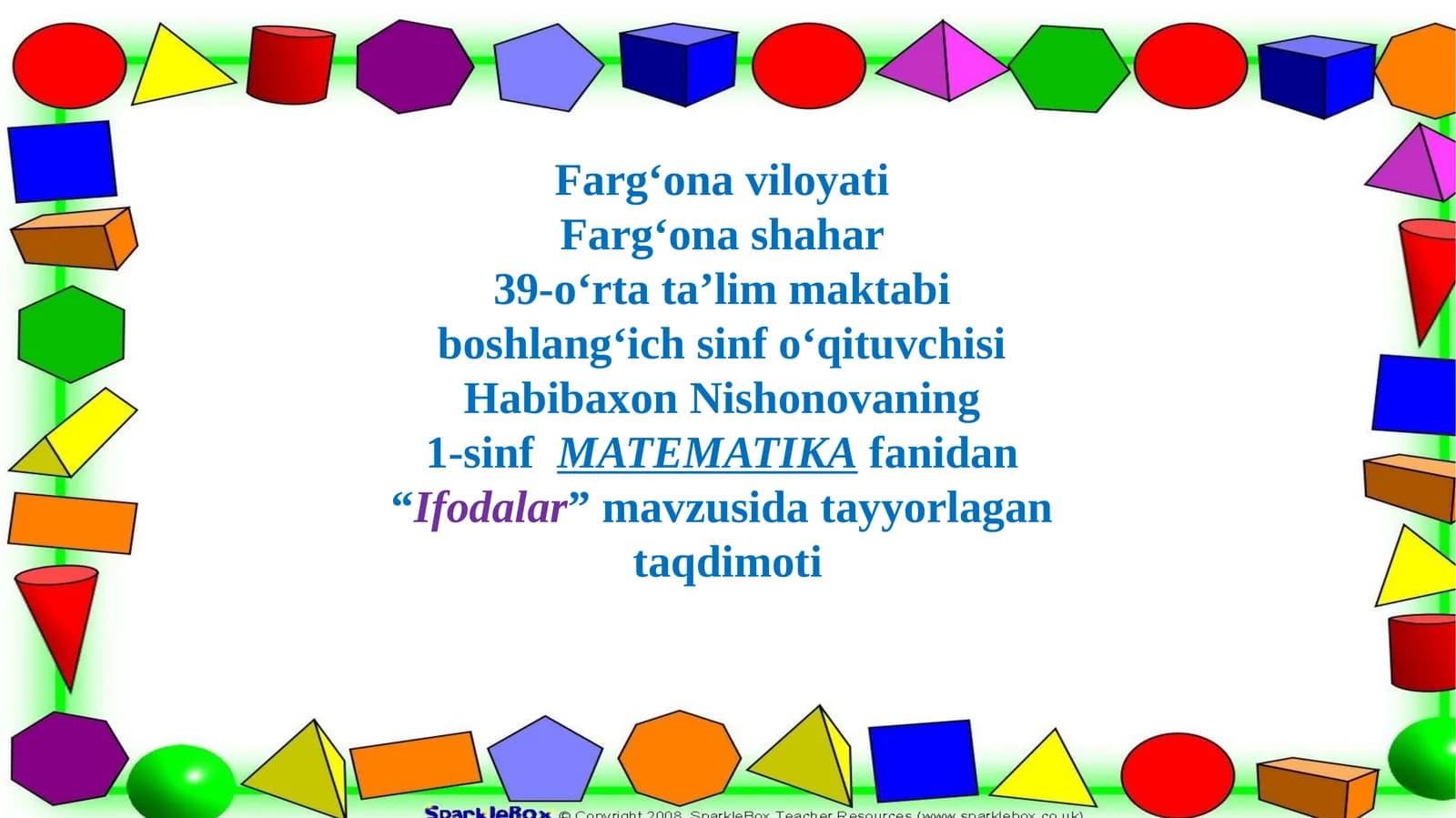 Ifodalar
