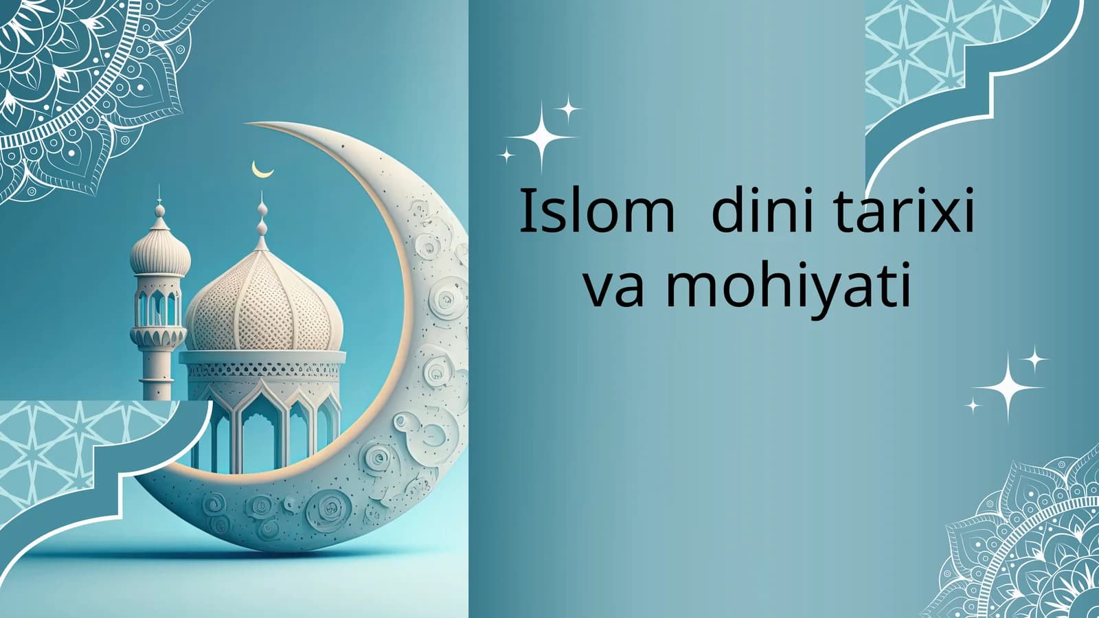 Islom dini haqida slayd