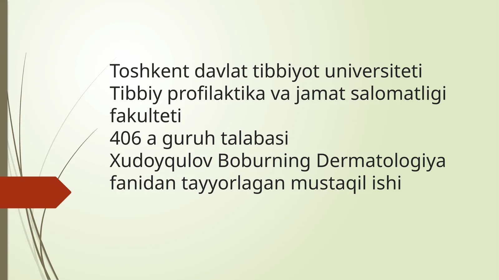 Zaxmning yomonsifatli kechishi haqida tushuncha. Patogenezi, klinik namoyon bo'lishining o'zigaxosligi