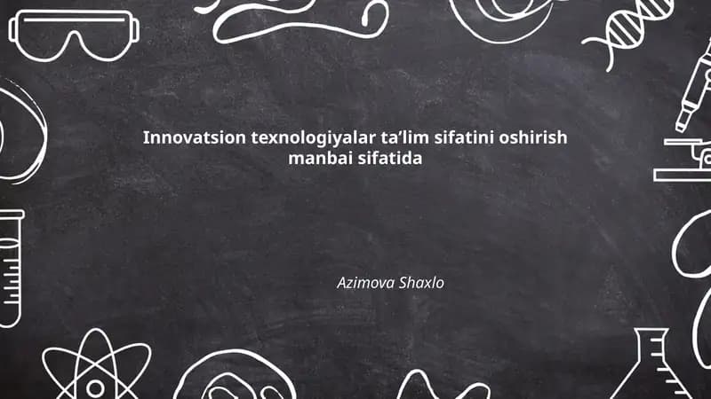 Raqamli ta’lim platformalari va ta’lim sifatini oshirish