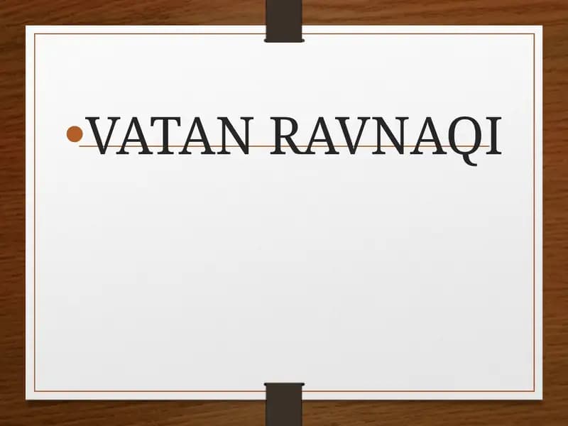 VATAN RAVNAQI