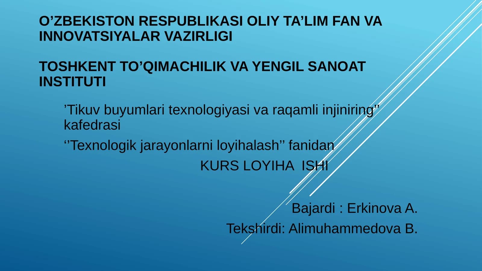 Tikuv buyumlari texnologiyasi va raqamli injiniring