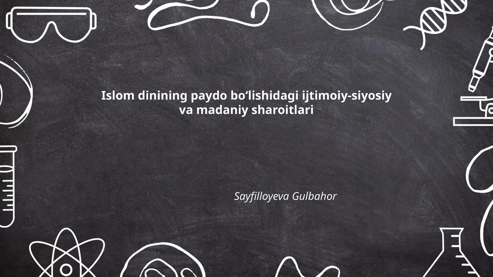 Islom dinining paydo boʻlishidagi ijtimoiy-siyosiy va madaniy sharoitlari