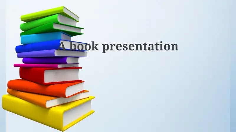 A book presentation