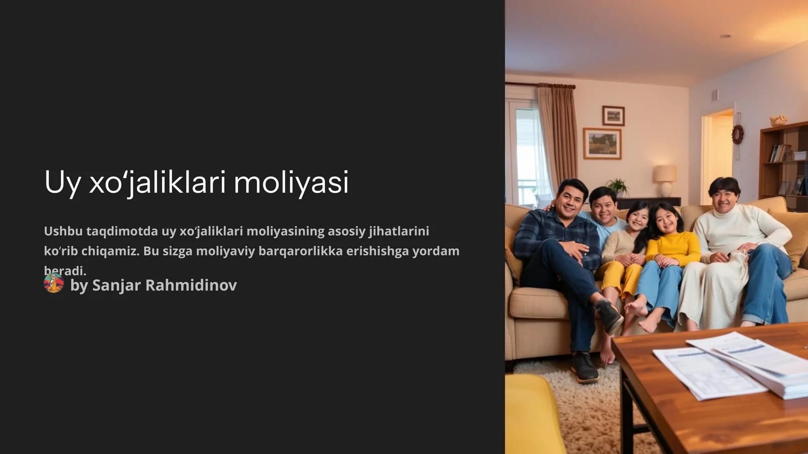 Uy xoʻjaliklari moliyasi