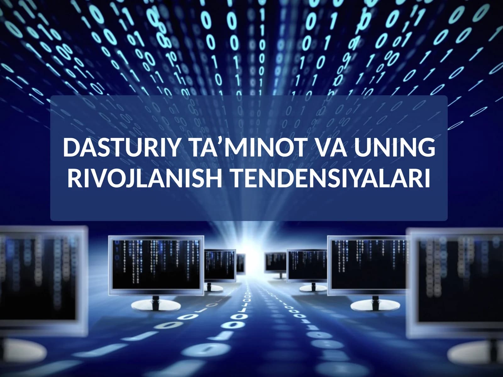 DASTURIY TA’MINOT VA UNING RIVOJLANISH TENDENSIYALARI
