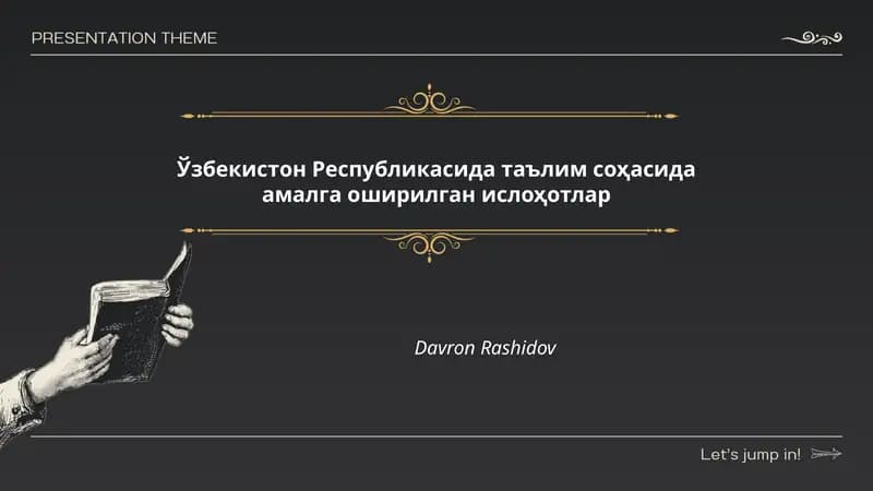 Мактaб таълимини информатизациялаш ва рақамлаштириш ислоҳотлари