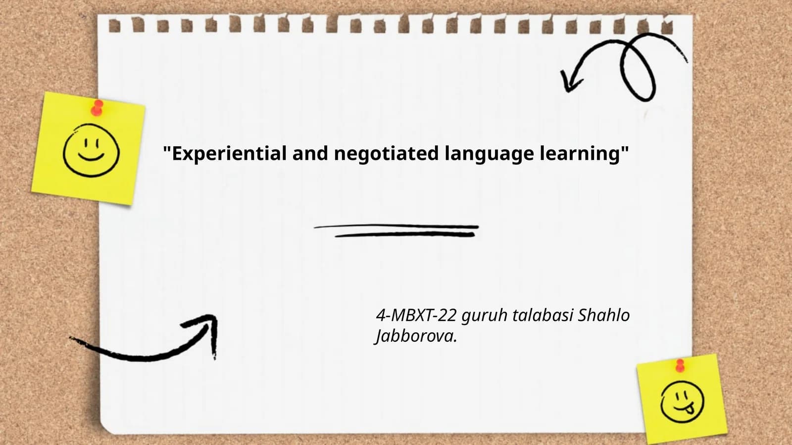 Task-Based Language Learning