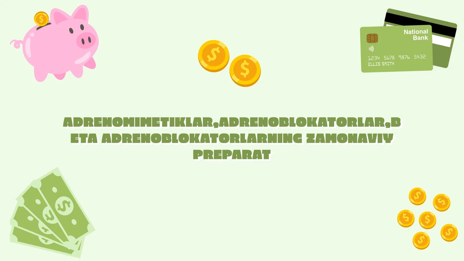 ADRENOMIMETIKLAR,ADRENOBLOKATORLAR,BETA ADRENOBLOKATORLARNING ZAMONAVIY PREPARAT
