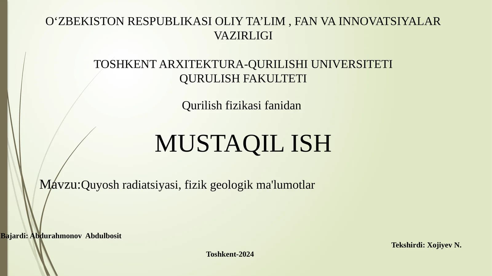 Quyosh radiatsiyasi