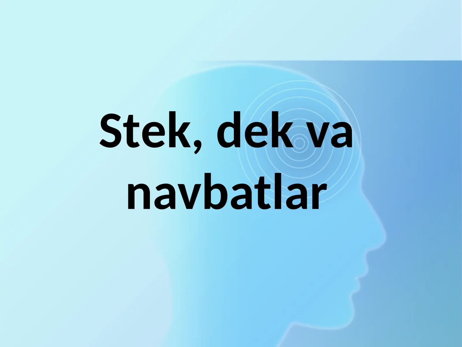 Stek, dek va navbatlar