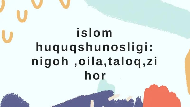 Islom Huquqshunosligi