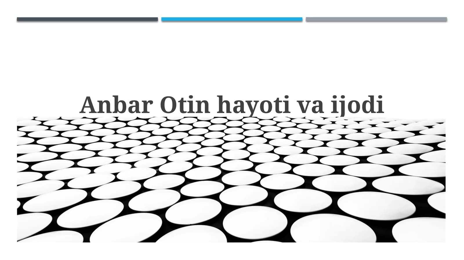 Anbar Otin va zamonaviy adabiyot