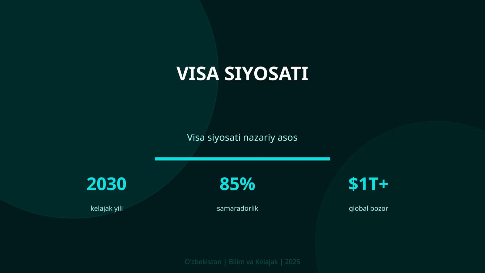 VISA SIYOSATI