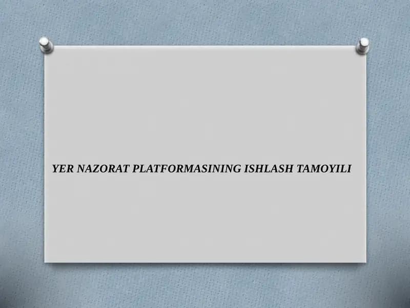 Yer nazorat platformasi