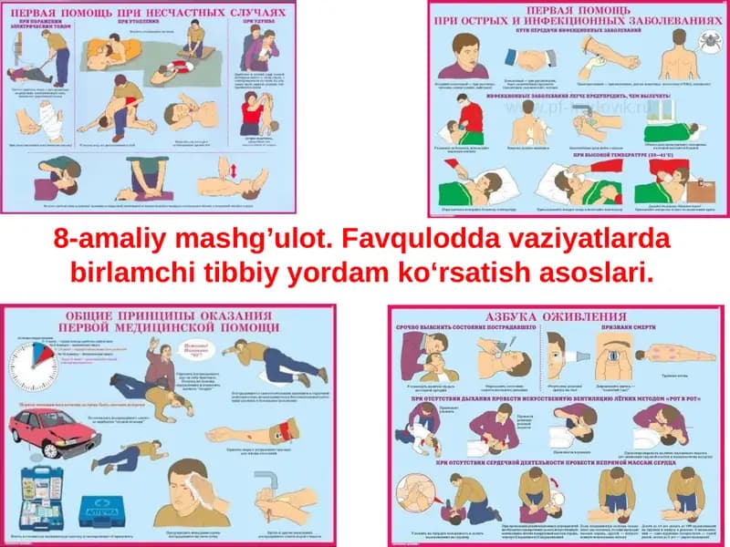 Favqulodda vaziyatlar davrasi birlamchi tibbiy yordam ko'rsatish asoslari