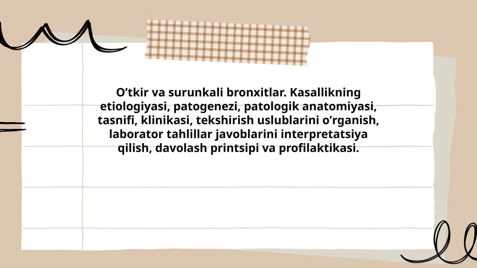 Oʼtkir va surunkali bronxitlar