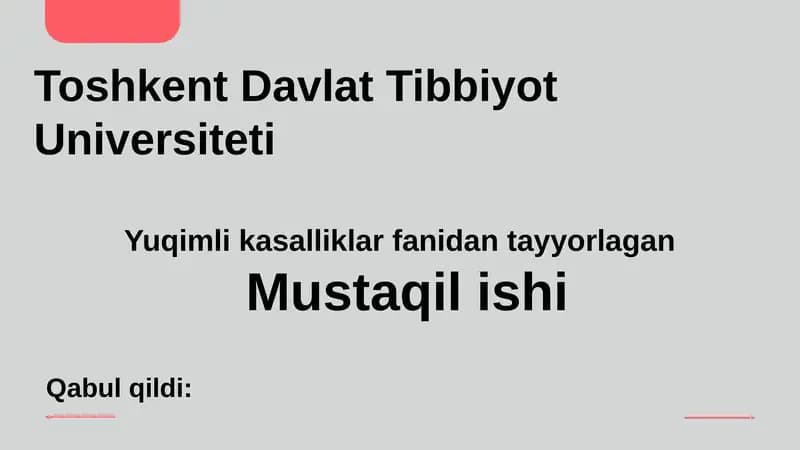 Atipik pnevmoniya. Infeksiyaga bog'liq bo'lmagan diareyalar (enteritlar, ichak disbakteriozia ichakli zambura shikastlanishi, fermentopatiyalar)