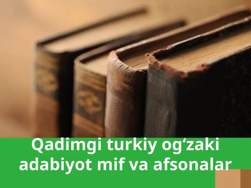 Qadimgi turkiy o'zaki adabiyot miqyasidagi turkiy ozma adabiyot