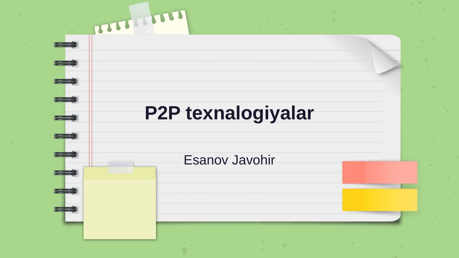 P2P texnalogiyalar