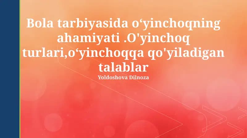 O'yinchoqlar