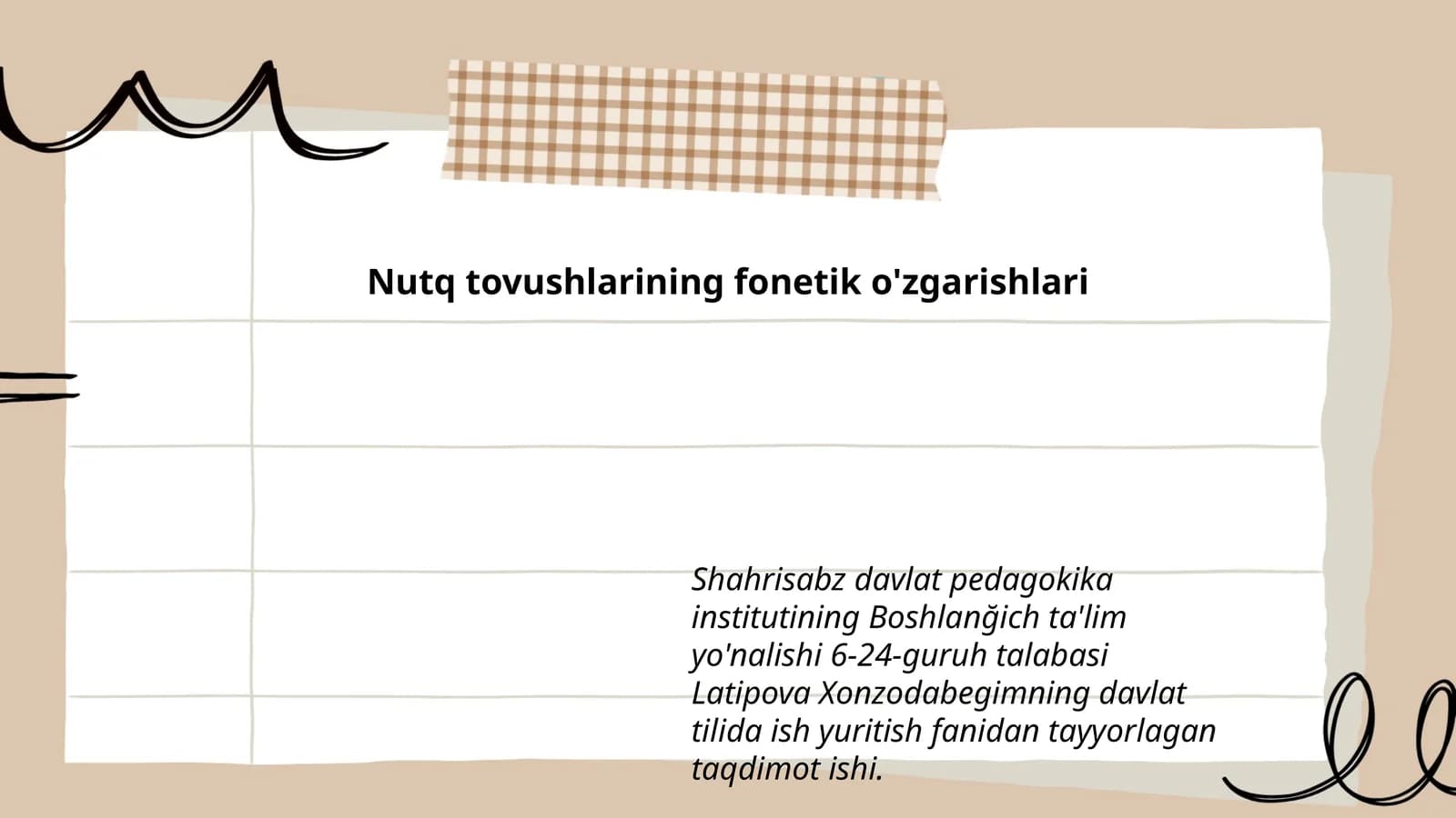 Nutq tovushlarining fonetik o'zgarishlari