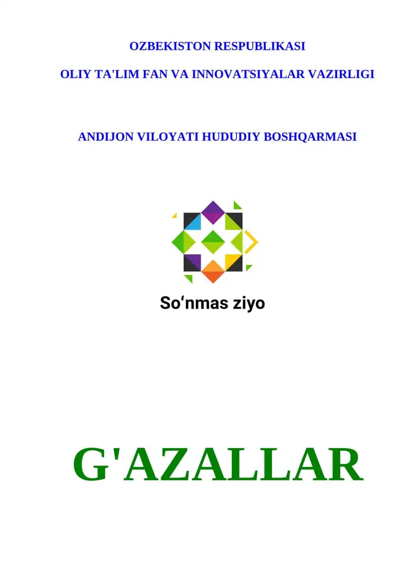 G'azallar