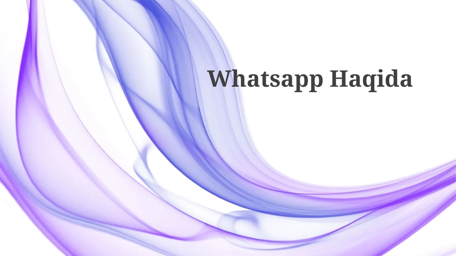 WhatsApp Haqida