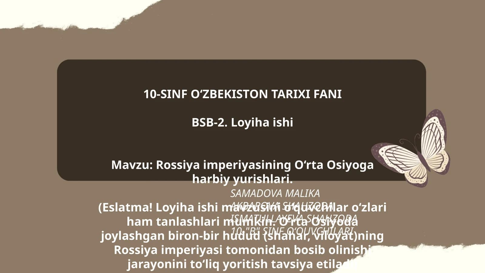 Rossiya imperiyasining O‘rta Osiyoga harbiy yurishlari