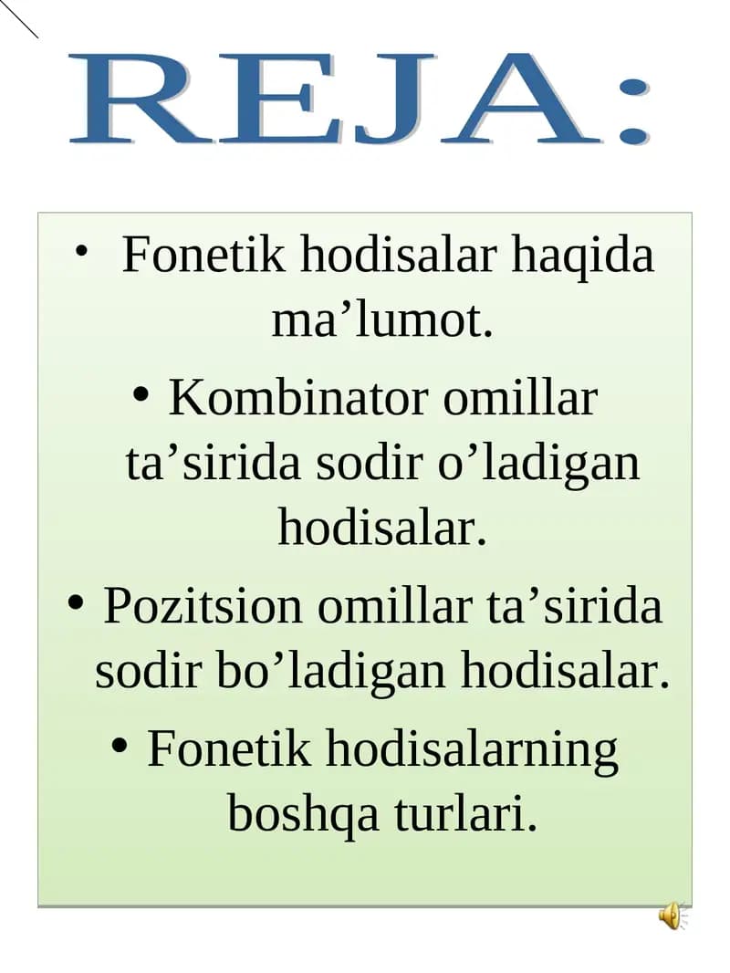 Fonetik hodisalar