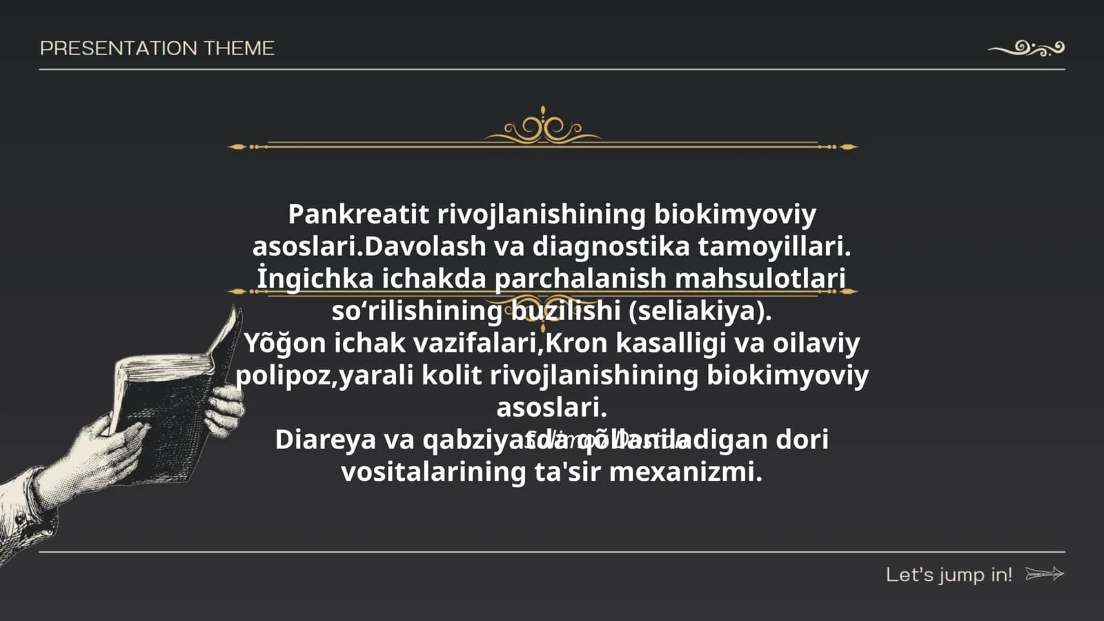 Pankreatit rivojlanishining biokimyoviy asoslari