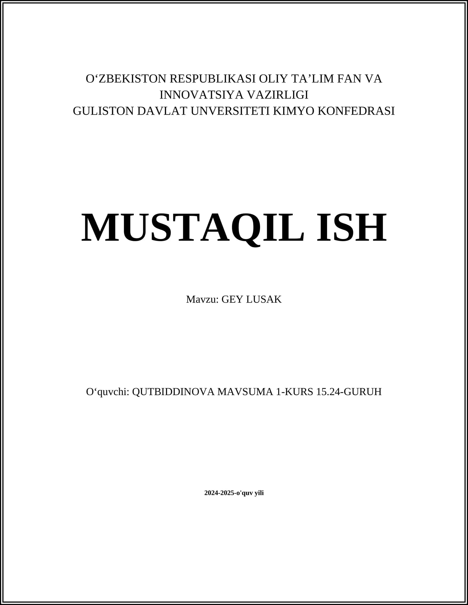 GEY LUSAK