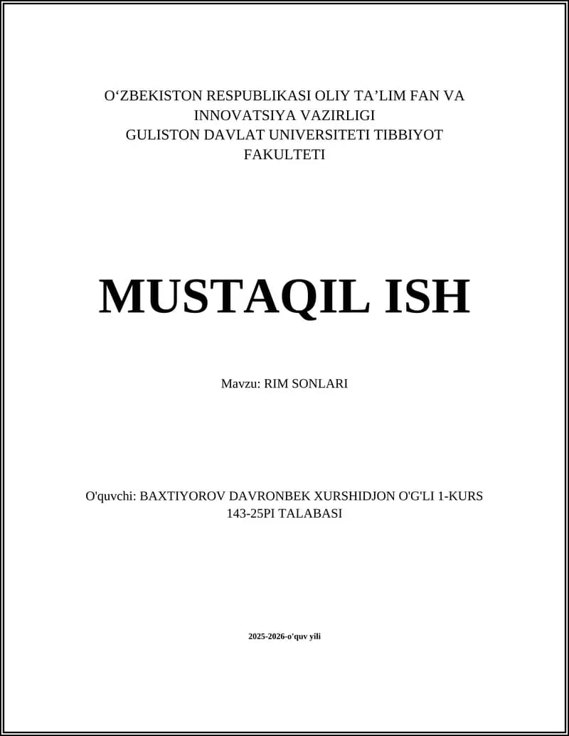 RIM SONLARI