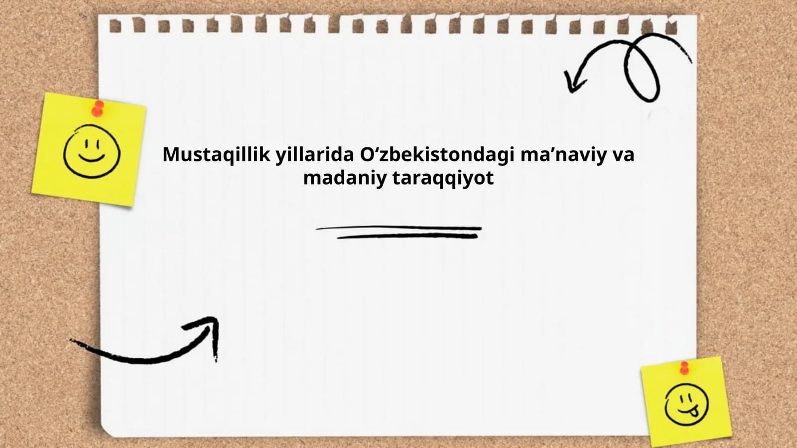Mustaqillik yillarida Oʻzbekistondagi maʼnaviy va madaniy taraqqiyot