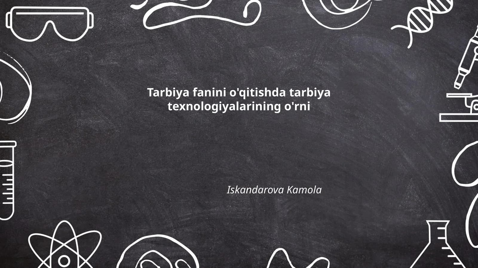 Tarbiya fanini o'qitishda tarbiya texnologiyalarining o'rni