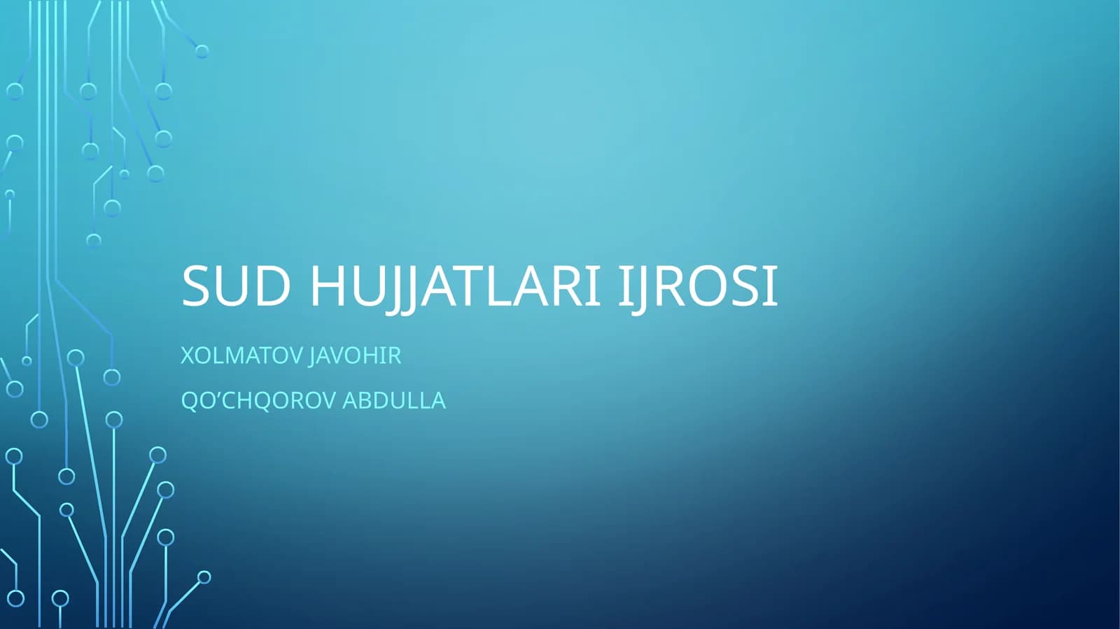 Sud hujjatlari ijrosi