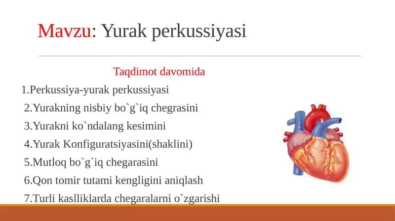 Yurak perkussiyasi
