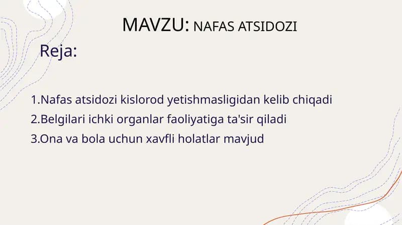 Nafas atsidozi