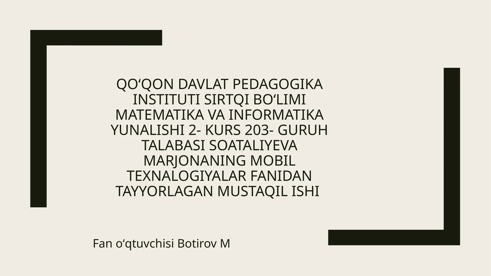 GoodBarber dasturida mobil ilova yaratish