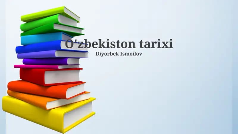 O'zbekiston tarixi