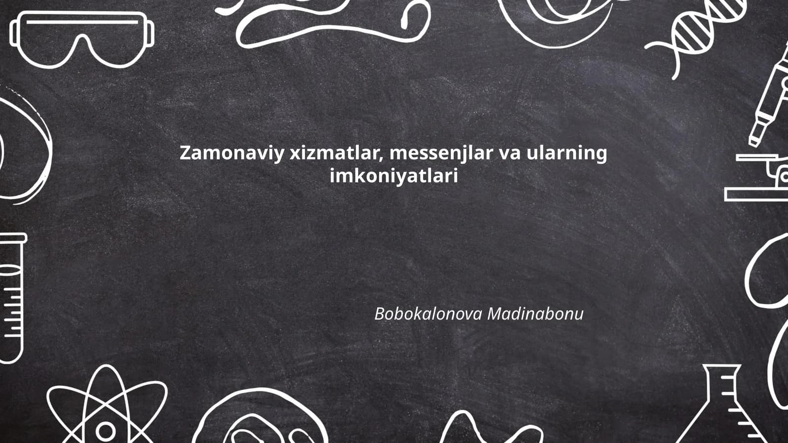 Zamonaviy xizmatlar, messenjlar va ularning imkoniyatlari
