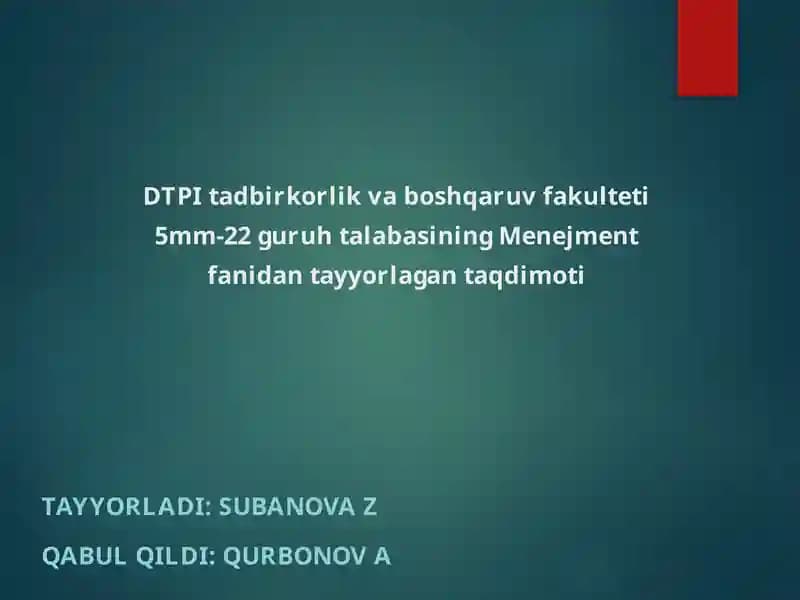 Davlat menejmenti