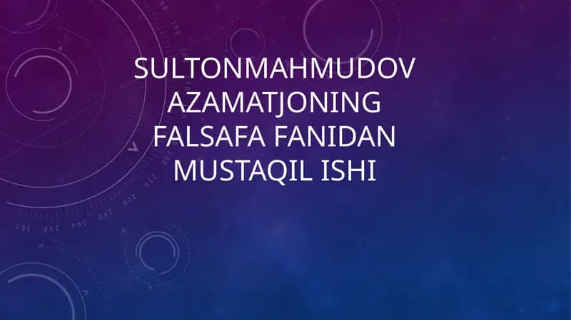 Estetik tarbiyaning turlari va yonalishlari
