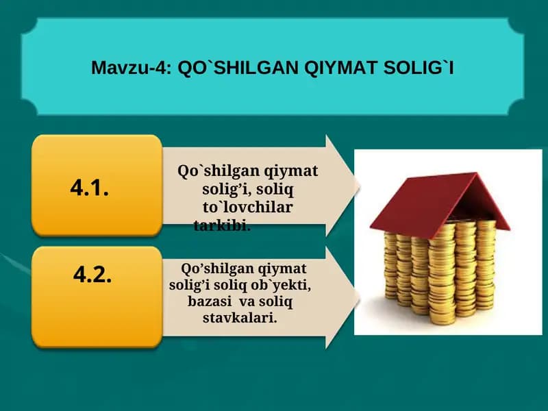 Qo'shilgan qiymat solig'i