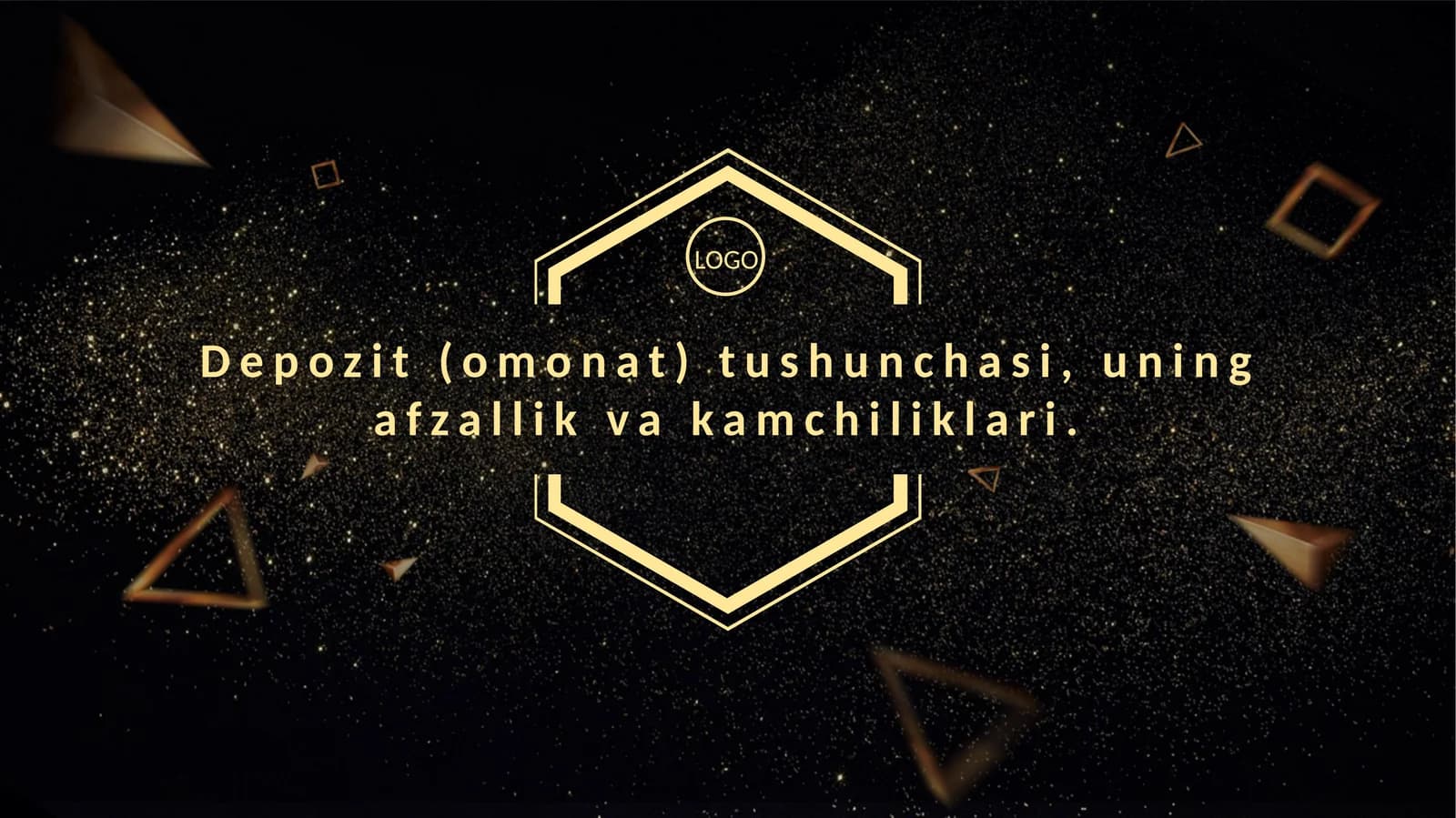 Omonat - bu pul mablag‘larini bankka ma'lum bir muddatga foizlarga yoki foizsiz joylashtirish talab qilib olinguncha omonatlar