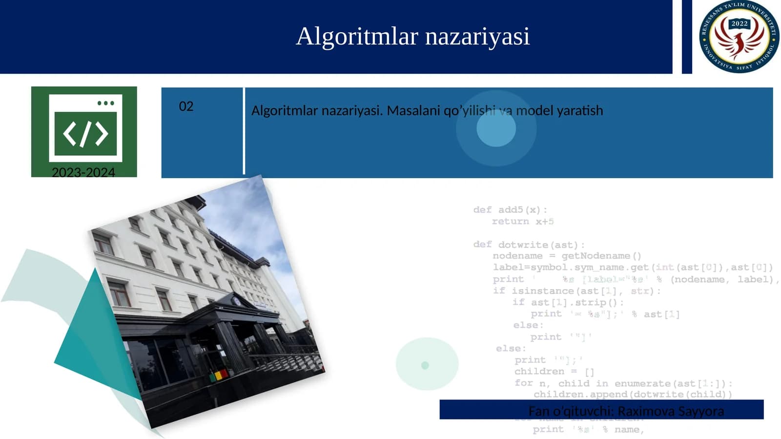Algoritmlar nazariyasi